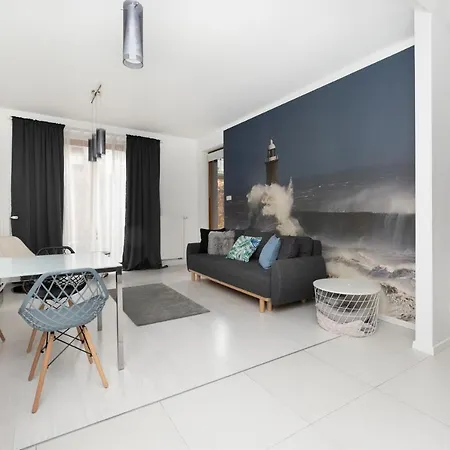 Nadmorski Dwor Lighthouse Gdaňsk Exteriér fotografie